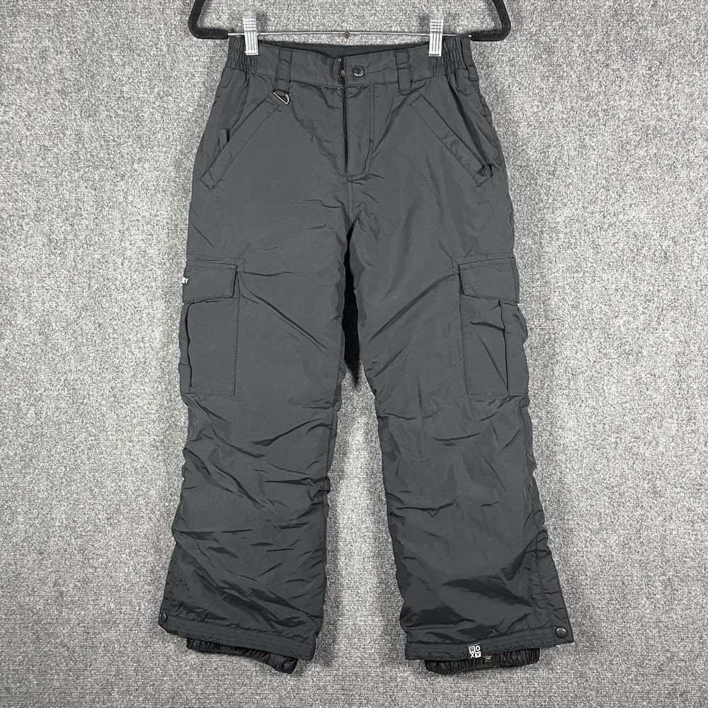 Roxy Snow Ski Snowboard Pants Black Youth Girls Size Large #1975 - Picture 1 of 10